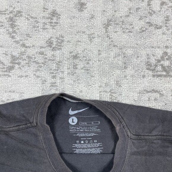 Nike T Shirt Short Sleeve Tee Youth Grey “U Have Hope” Youth Size Large 14/16 - Picture 5 of 5